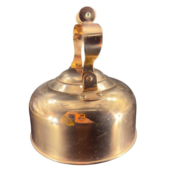 ODI Solid Copper Tea Kettle Tea Pot Made In Portugal Stamped Wooden Handle Knob - Picture 14 of 16